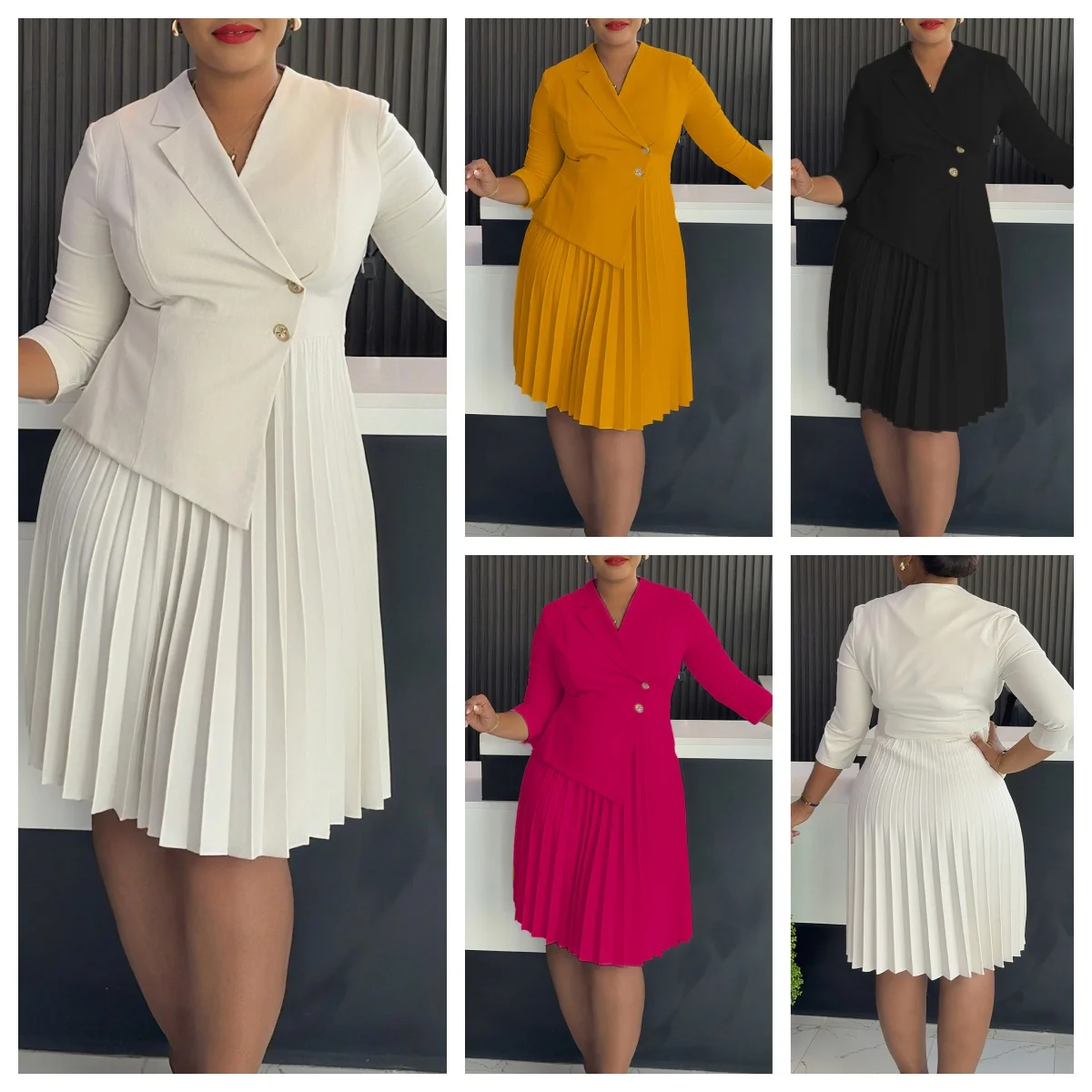 

Модное летнее шикарное платье с одной пуговицей на талии и клетчатой юбкой ort Sve, корейское платье с высокой талией