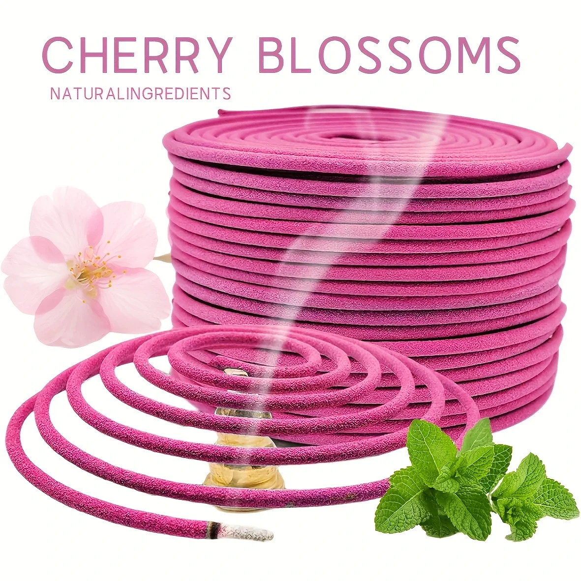 Candle Supplies Fragrance Oil - 20/40/60/80Pcs Sakura Coil Incense, Sakura Aromatherapy
