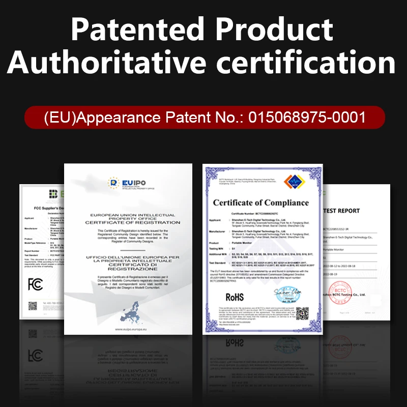 FHD 14 Inch Portable Laptop Monitor Plug & Play Suitable for 12-16.5 Inch Laptops Monitor Extender Laptop for Windows & MacOS