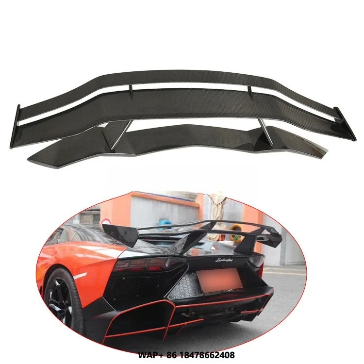 

Three Layers Style Carbon Fiber Rear Spoiler for Aventador LP700-4 LP720 GT Tail Wing
