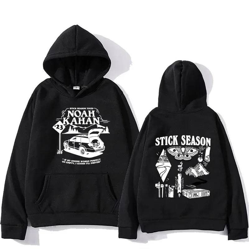 Noahh Kahann Stick Season Aesthetic Hoodies Man Oversized Hip Hop Streetwear Women Vintage High Quality Sweatshirts Long Sleeve