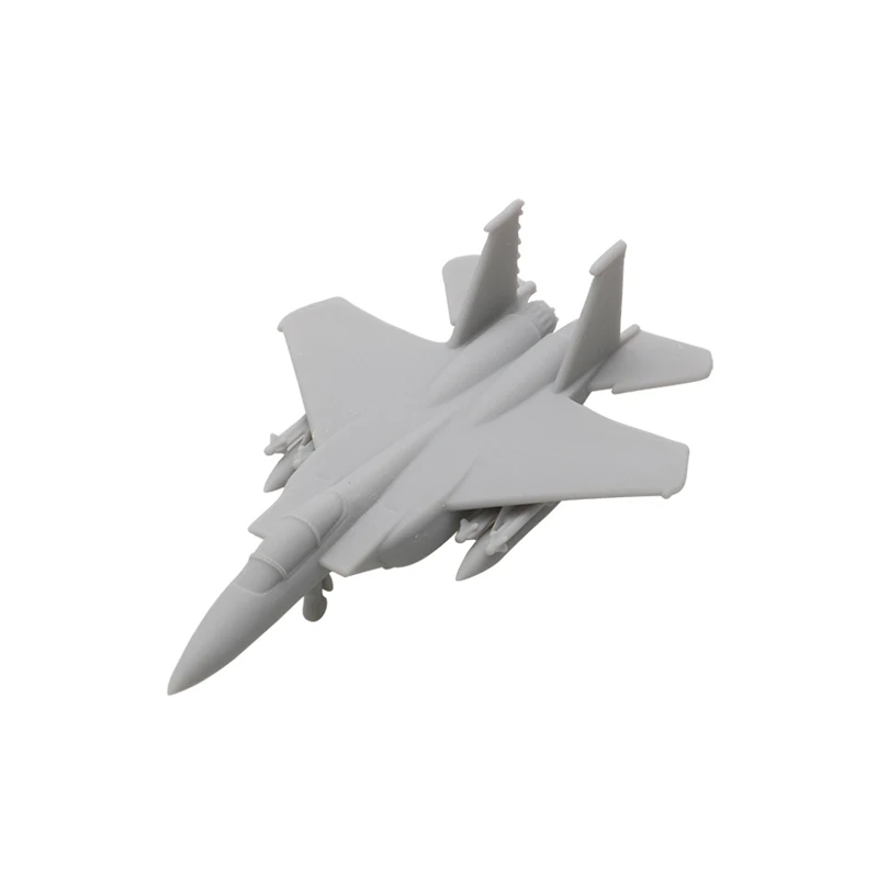 10PCS F-15E Fighting Plane Model Length 8/28/49/56mm Uncolored 3D Printing Strike Aircraft Resin Toys for Collection Souvenirs