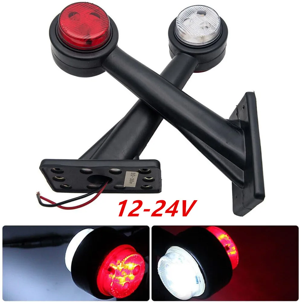 2PCS 12V 24V Car Truck Trailer Lorry LED Outline Marker Truck Light LED Side Marker Position Lamp Outline Lamp Truck Lights