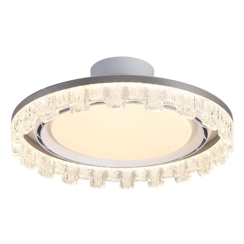 Anti-direct blowing bladeless fan light master bedroom ceiling fan light ceiling light new frequency conversion children's room