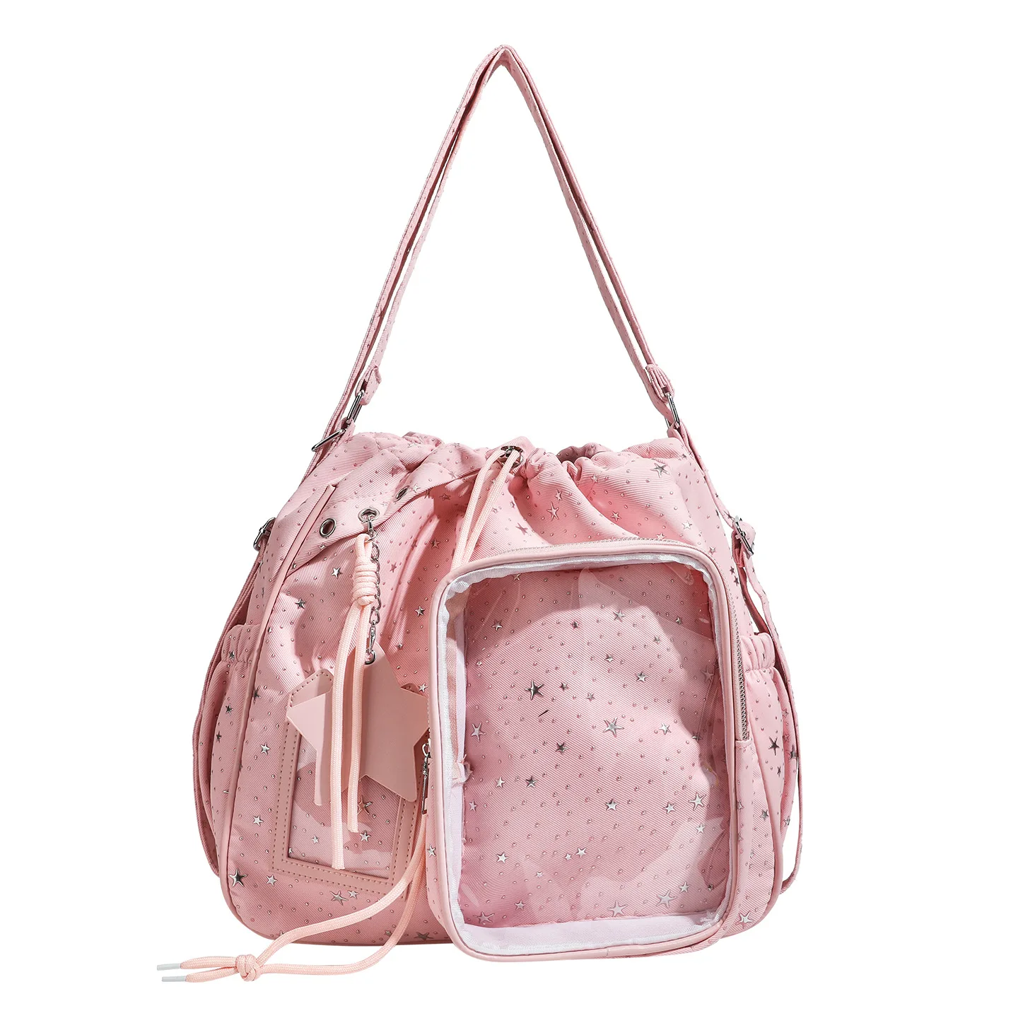 

College Style 20cm Baby Bags Female Department Large Capacity High School Student Pentagram Backpack New Backpack for Women