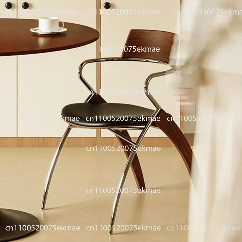 Dining Chair Modern Single Makeup Chair Small Space Kitchen Bedroom Accent Chair