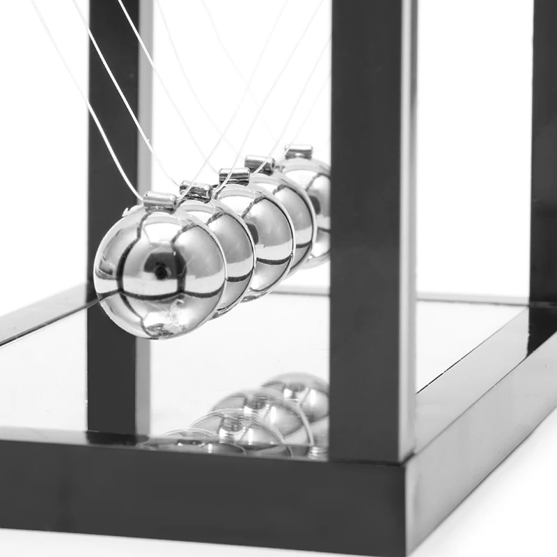 Newtons Cradle Steel Balance Ball Fun Decoration Physics Science Toy Gift S New