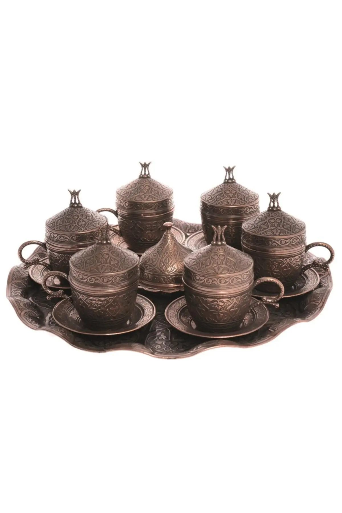 

Ottoman city city sede Nescafe cup set 6 seater antique copper Crst200 Cooper Luxury Cups