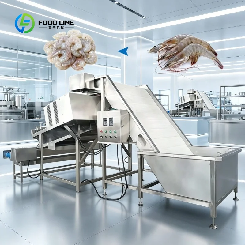Customized Shrimp Shelling Skin Removing Machine Automatic Shrimp Peeler Shrimp Peeling Machine for Sale