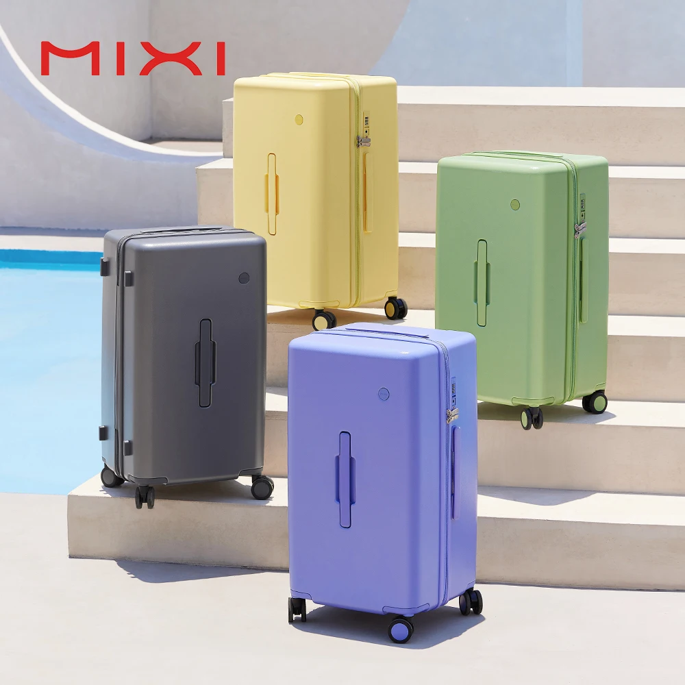 

Mixi Large-Capacity Suitcase 24 26nch Checked in Rolling Wheels PC Luggage TSA Lock Trolley Case Travel Suitcases Trunk M9301