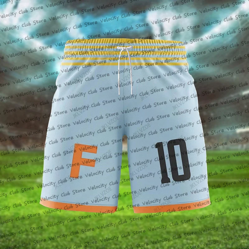 Novedad de verano, pantalones cortos de playa de fútbol Captain Tsubasa School Nansheng Olive y Benji para hombre, pantalones cortos de playa de Surf de secado rápido
