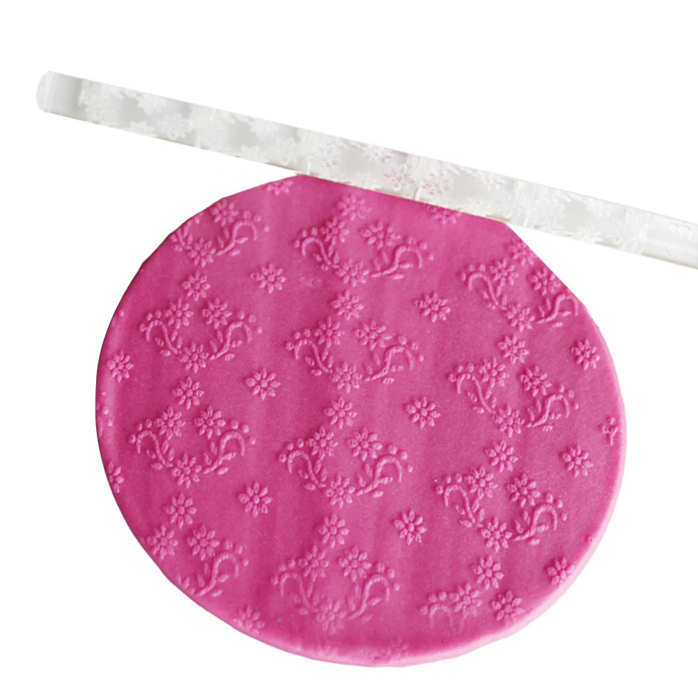 

Non Stick Rolling Pin Deep Pattern Sunflower Embossed Roller Baking Impression Ideal Tool Fondant Cake Pastry