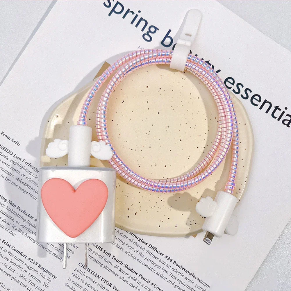 TPU Charger Head Protective Sleeve For Apple Wire Protector Chargers Protector For Iphone 18w/20w/30w Convenient Changeable