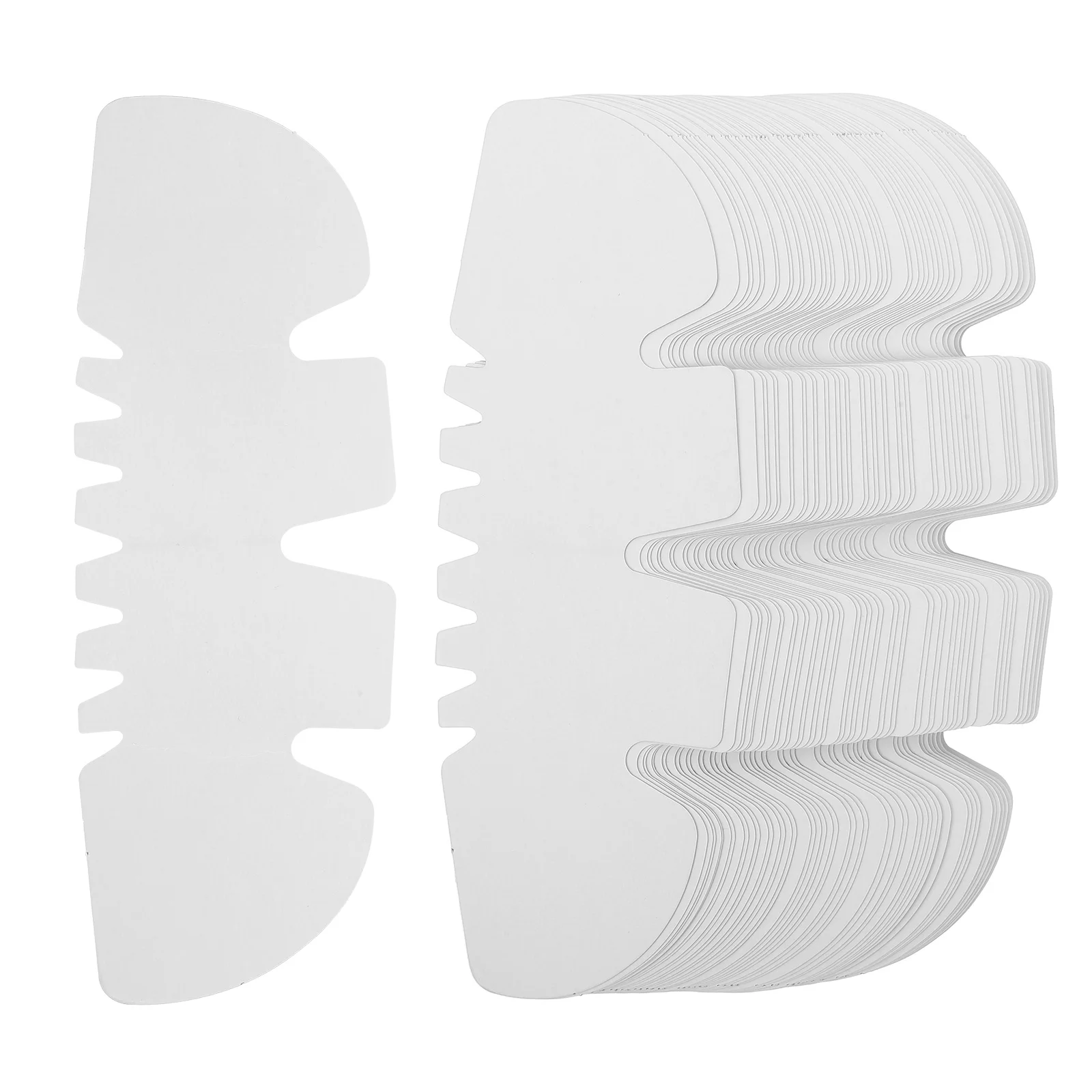 

100Pcs Hat Shaper Insert Baseball Cap Cardboard Inner Support White Paperboard Keep Shape Home Travel Use Hat Liners for Men