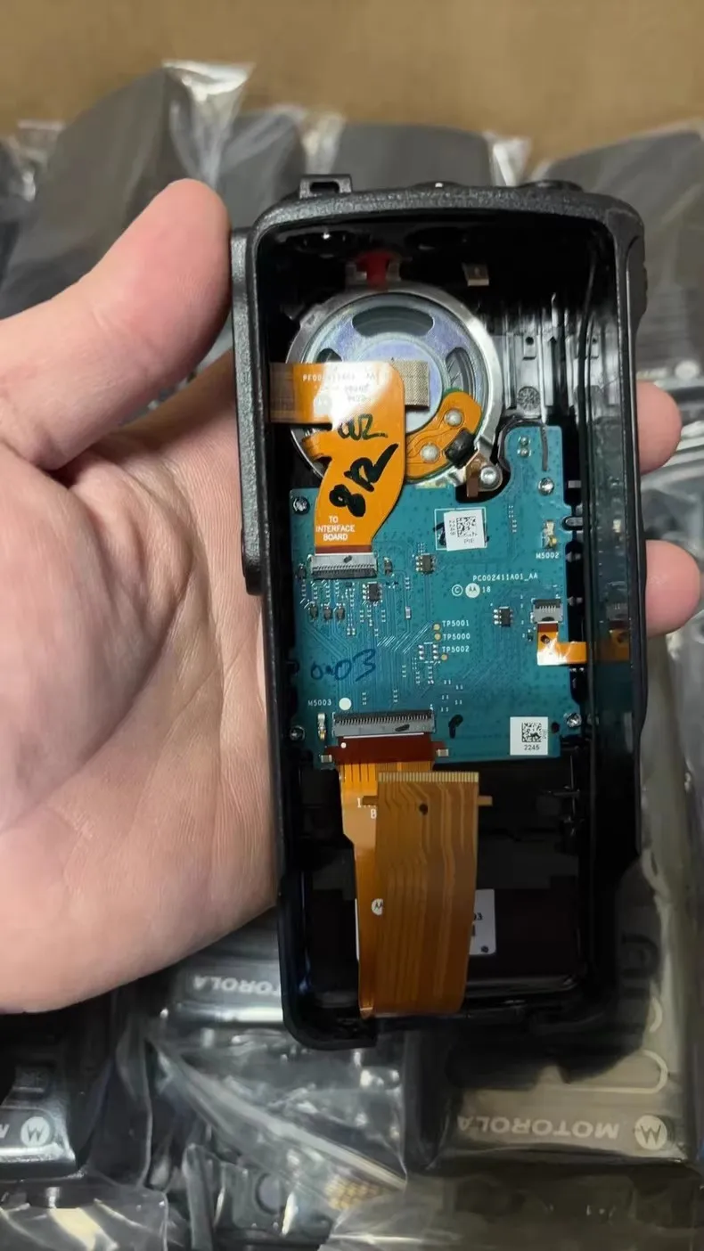 مناسبة لهاتف موتورولا الأصلي الجديد 328D + غلاف الوجه وغطاء الوجه DP4400e