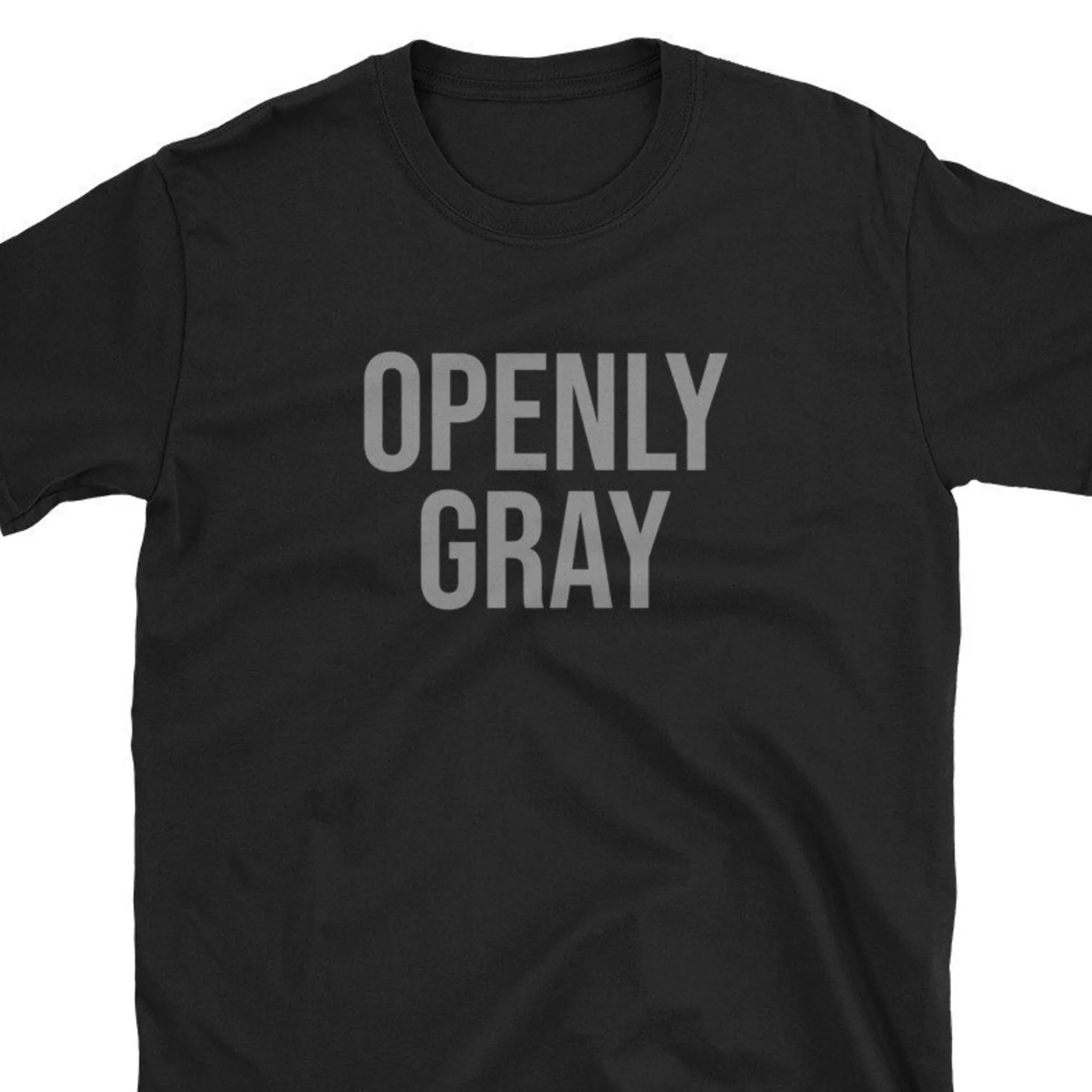 Openly Gray Funny Gay Pride T Shirt Cute Bisexual Pansexual Lesbian Trans Lgbtq Month Coming Out