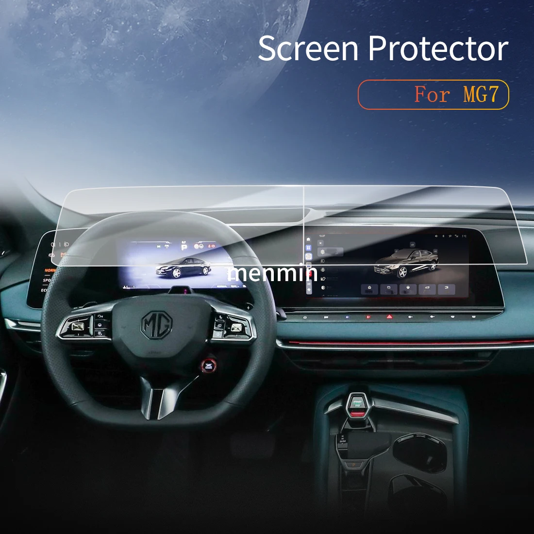 

Car Stickers Dash Carplay Mirror Screen Protector Display Tempered Glass Protective Film Vehicle For25 MG7