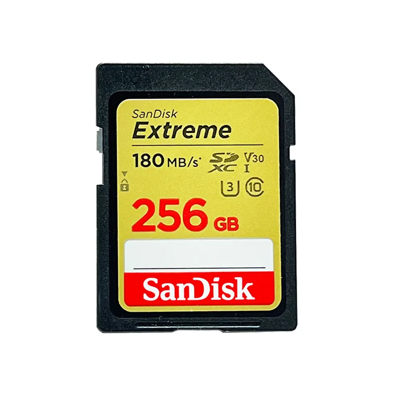 Imagem -02 - Sandisk-cartão sd Extremo para Câmera Slr e pc Uhs-i u3 V30 32gb 64gb 128gb 256gb Velocidade de até 180 Mbps Perfeito para Vídeo 4k Uhd