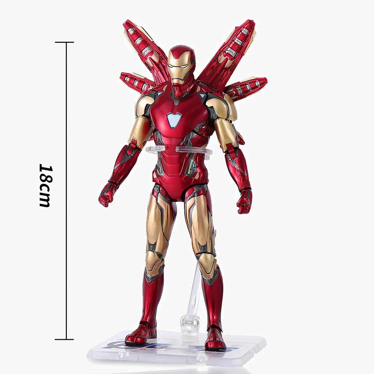 HiPlay ZD ของเล่น 7 นิ้ว Articulated Classic Series พร้อมขาตั้งรุ่น Iron Man MK85 Action Figurine