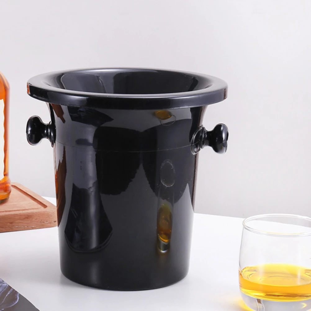 

Plastic Bucket Cooler Home Bar KTV Restaurant Party Ice Storage Mini Containers Tasting Beer Barrel Lid
