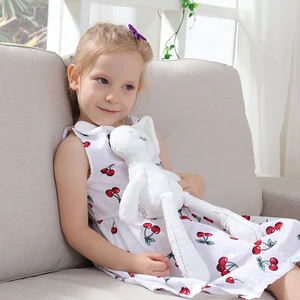 أفخم طفل أرنب اليد دمية طفل سرير عربة أطفال نوم مهدئ دمية عربة أطفال متنقلة حلقة معلقة أطفال هدية أطفال أفضل 10 دمى يدوية مبيعا - رقم 3