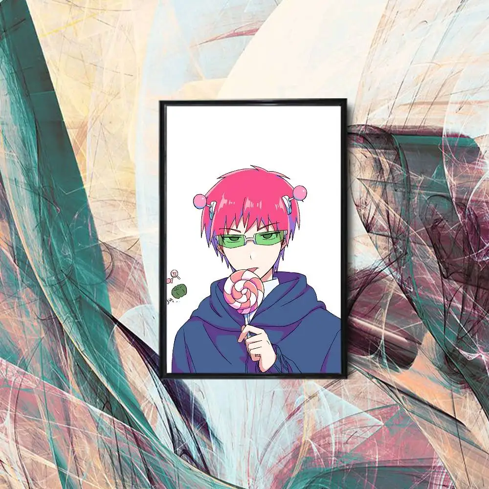 Teruhashi Most mainstream Kusuo Saiki Poster HD Art Sticky Wall Waterproof Home Living Room Bedroom Bar Aesthetic Decoration