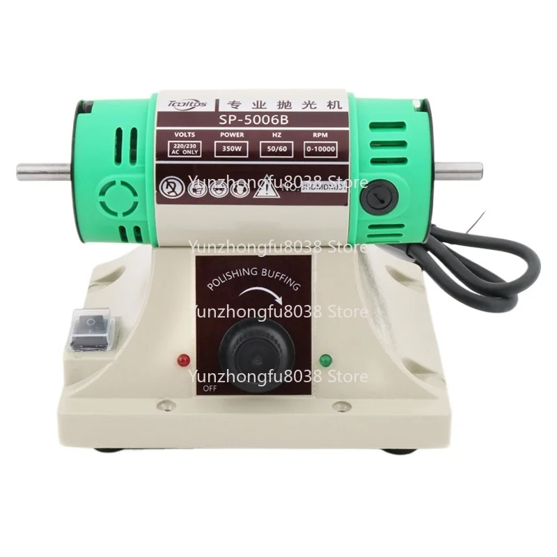 

Small Double-head Cloth Wheel Machine, Speed-regulated Electric Polishing Machine, Metal Engraving Jewelry Tool