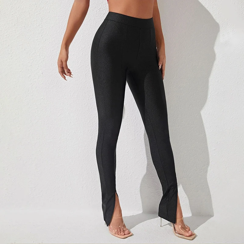 Women's High-Waisted Slim Fit Trousers Versatile Figure-Flattering Fashion for Office And Casual Wear