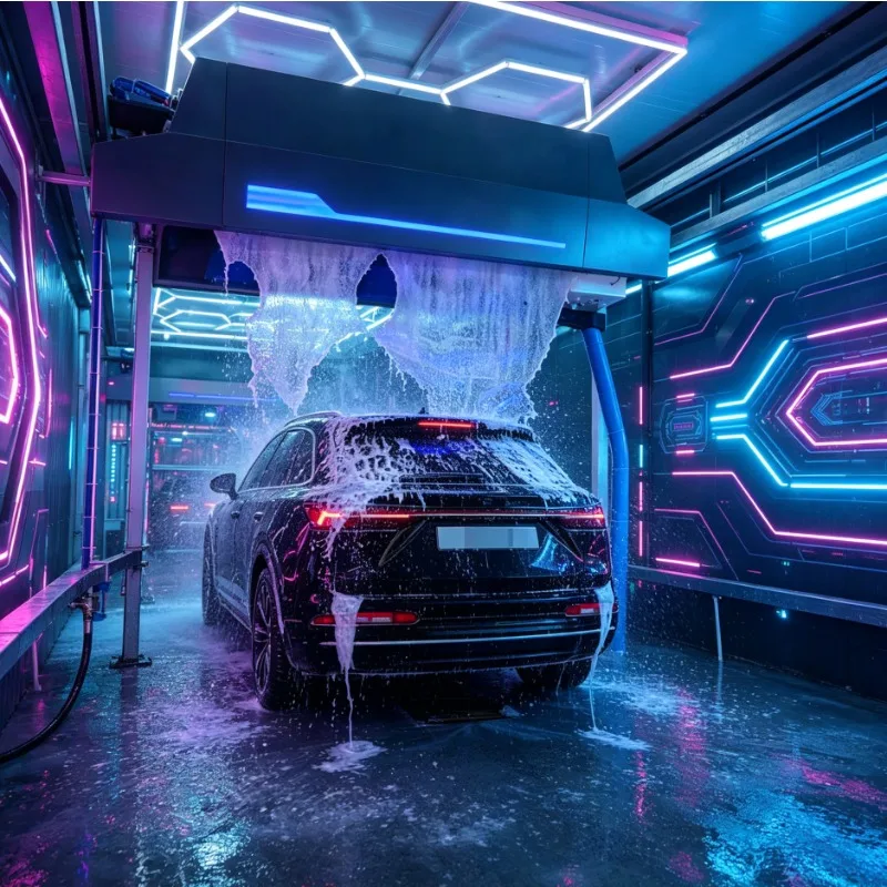 Smart Touchless Car Wash Syste360DegreeAutomatic Vehicle Washing Machine with Sensor Water Recycling Optional Factory Wholesale
