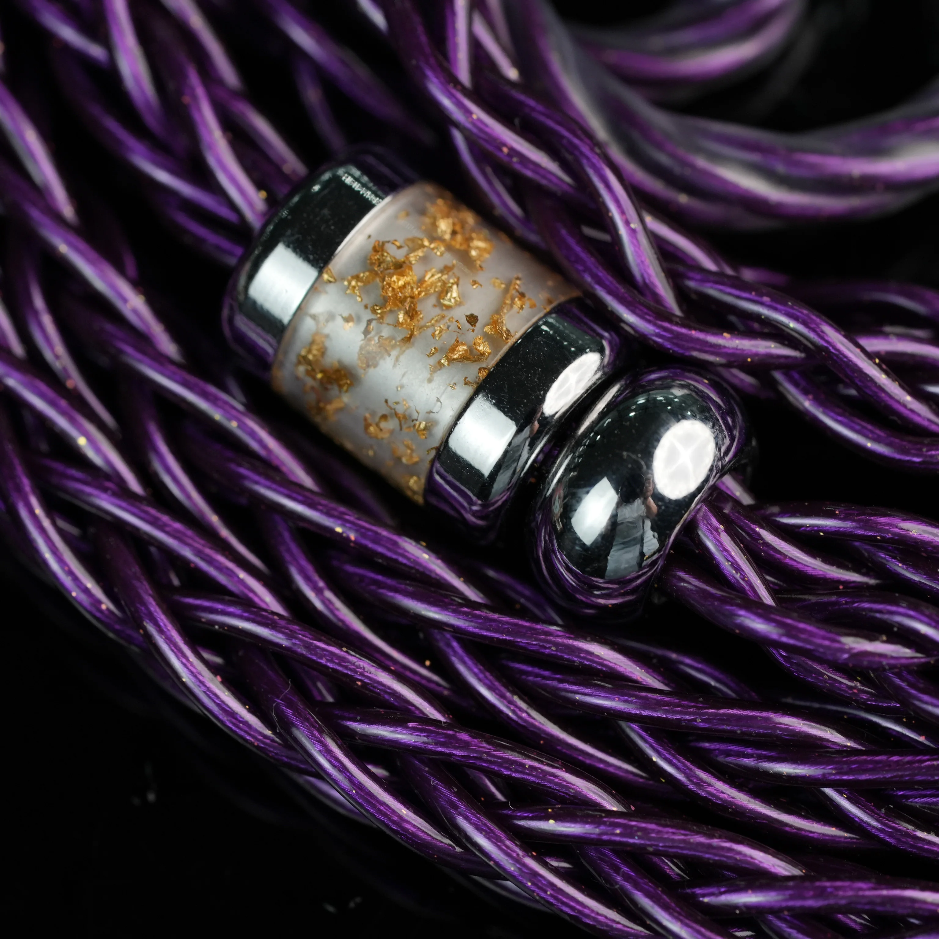 IvipQ-A19 오디오 케이블 업그레이드 라인 이중 바늘 내장형 MMCX IE900 QDC 2.5mm 3.5mm 4.4mm 헤드폰 잭 호환
