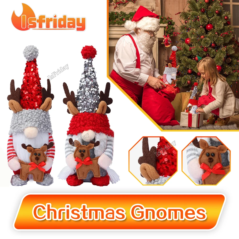 

Светящийся гном, Рождественская Кукла без лица, 30 см, украшения для елки, 2024 ночная версия, рождественский подарок, Рождество 2023, Новогодний Декор для дома