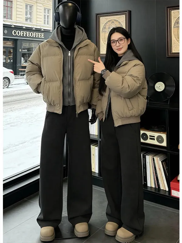 

Мужская зимняя хлопковая куртка-пальто American Cleanfit с капюшоном, утепленная, универсальная, повседневная верхняя одежда