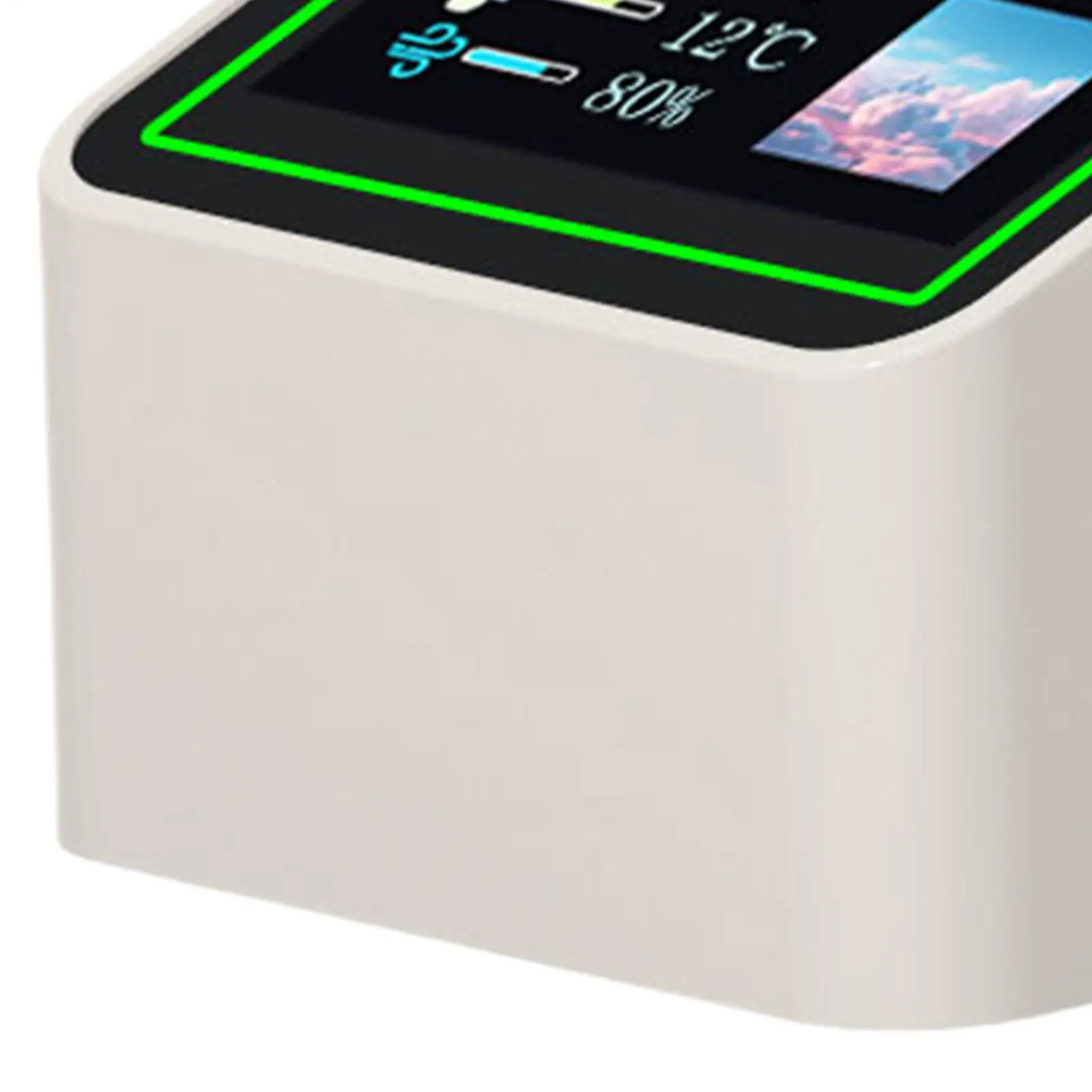 

Digital Weather Station Smart Desk Temperature Humidity Sensor Desk Small Digital Indoor Weather Station For Home For Bedside