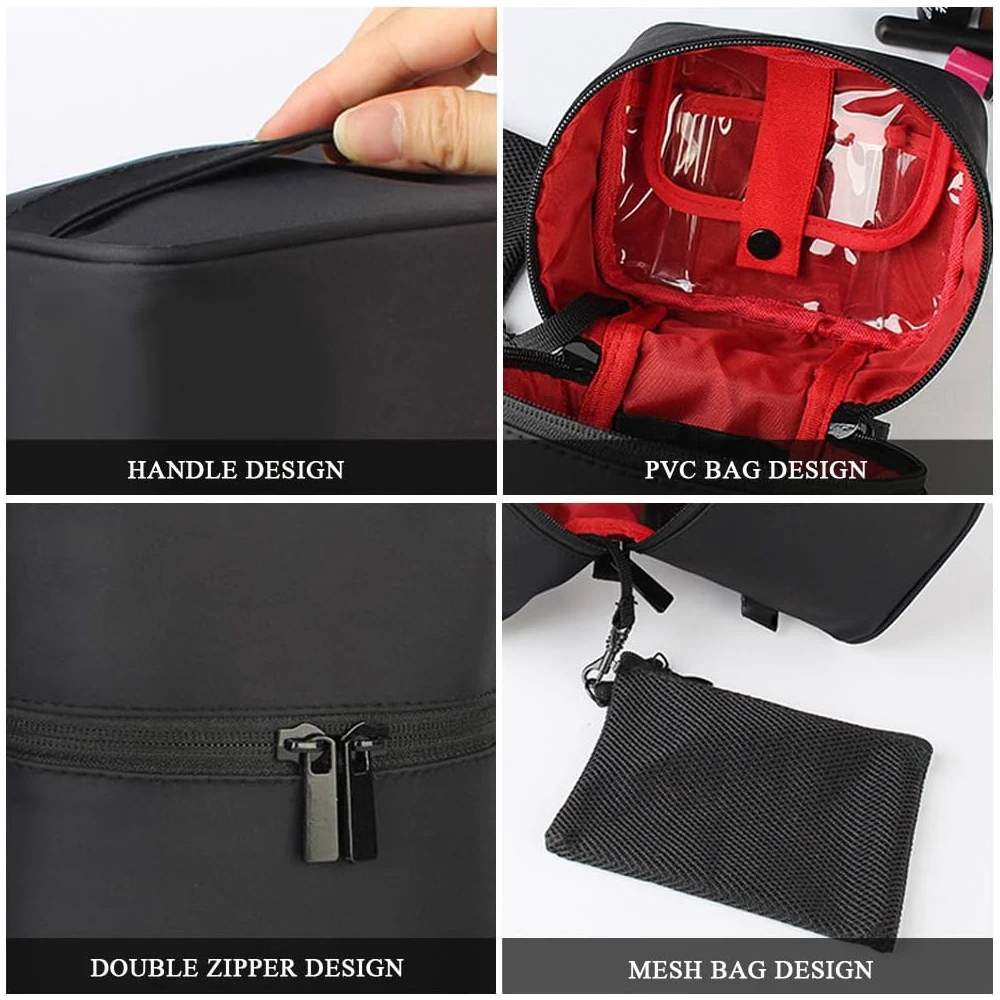 1PCS Makeup Bag, Portable Cosmetic Bag, Travel Makeup Case Organizer, For Women Toiletry Bag for Girls Traveling With Handle