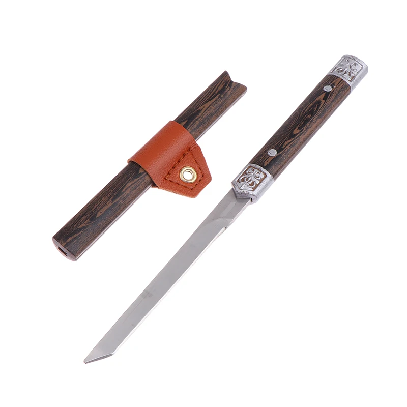 Stainless Steel Sharp Fruit Knife Fixed Blade Portable EDC Pocket Knife Multi-purpose Camping Steak Knife Cutter BBQ