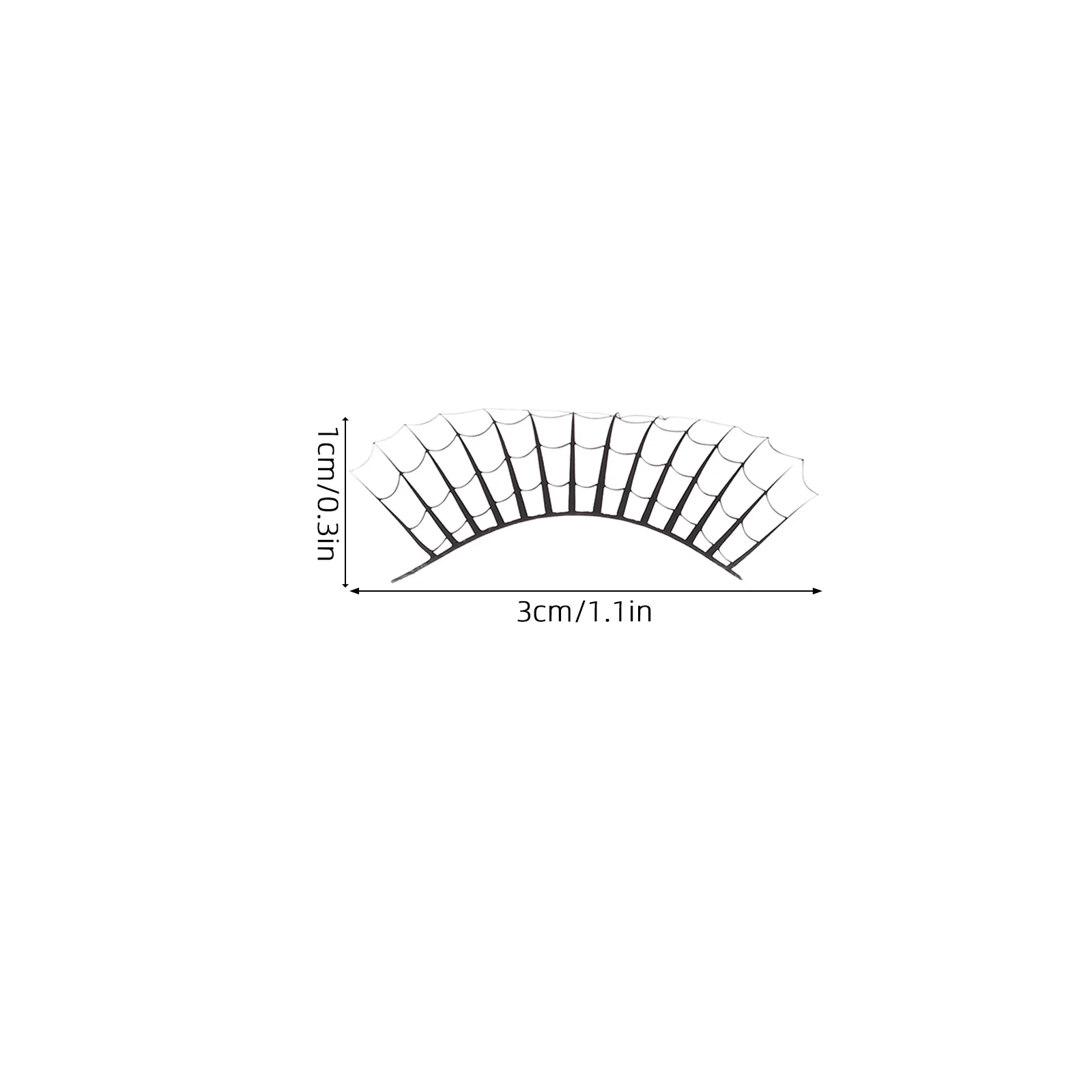 7Pairs Halloween Falsche Wimpern Dichte Dramatische Cluster Wimpern Cosplay Kostüm Bühne Make-Up Party Zubehör Goth Zubehör