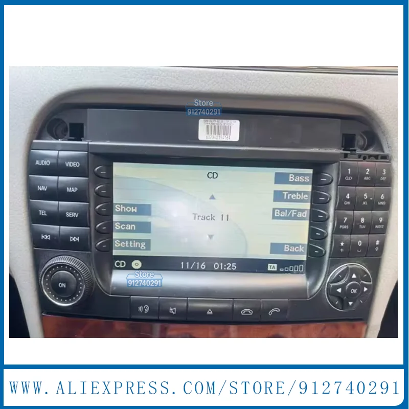Original 6.5 Inch LCD Display Screen LQ065T9AR02 LQ065T9AR02U For Me rcedes R230 SL550 Car DVD Navigation Audio