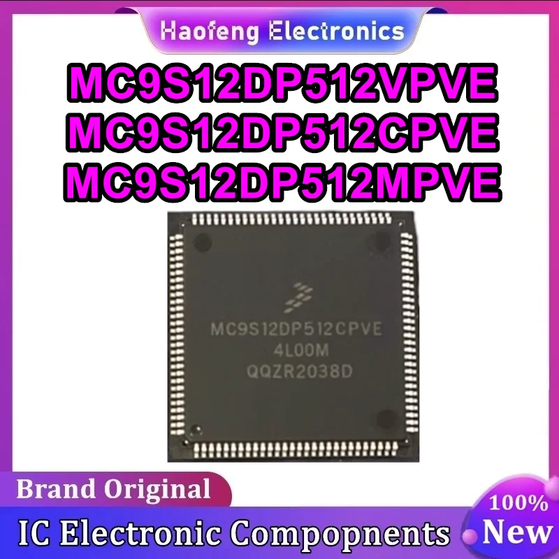 

MC9S12DP512VPVE MC9S12DP512CPVE MC9S12DP512MPVE QFP112 Микросхема 100% новый оригинал на складе