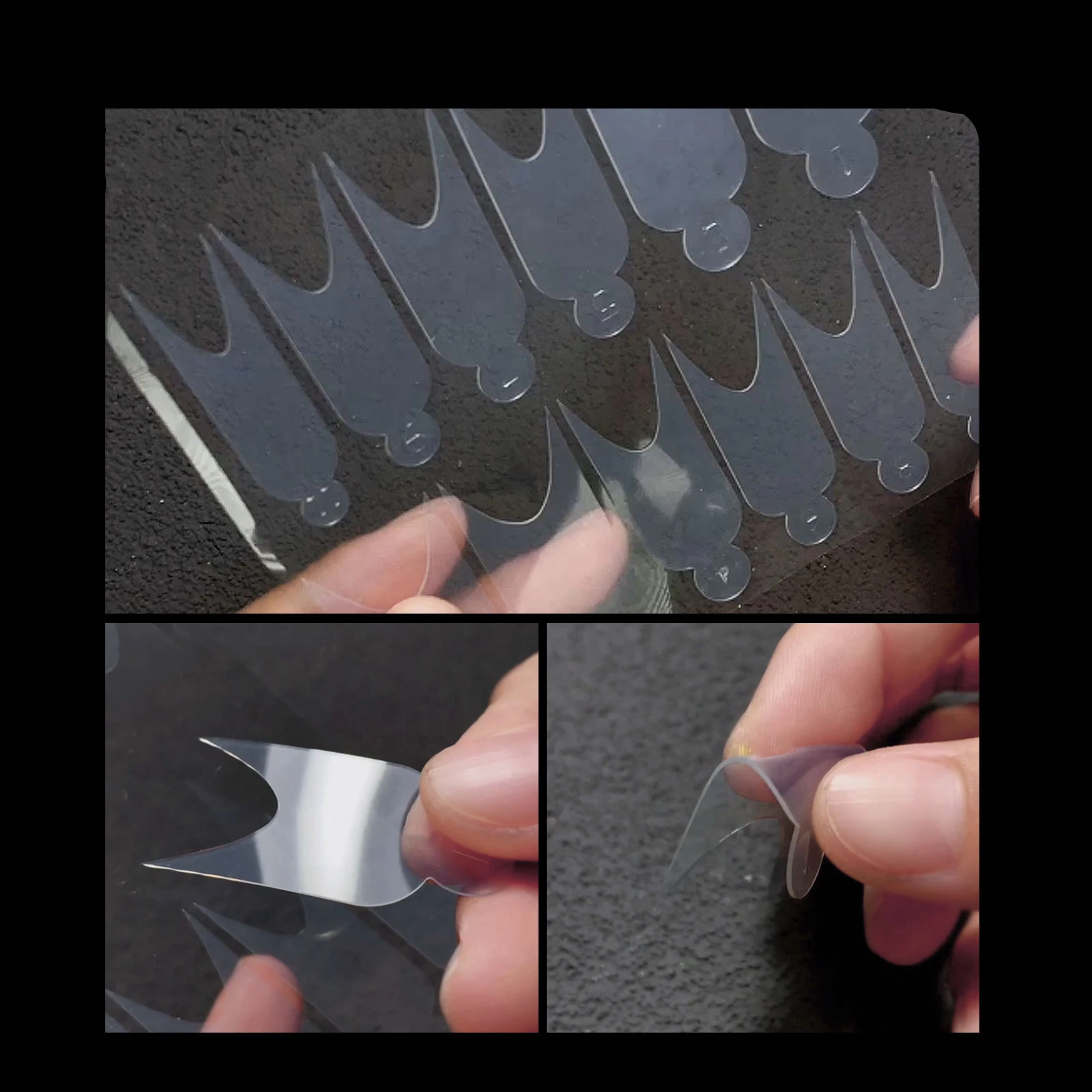 Almohadillas de silicona para formas de uñas duales, puntas falsas para extensión de Gel, construcción rápida, reutilizable, molde adhesivo para