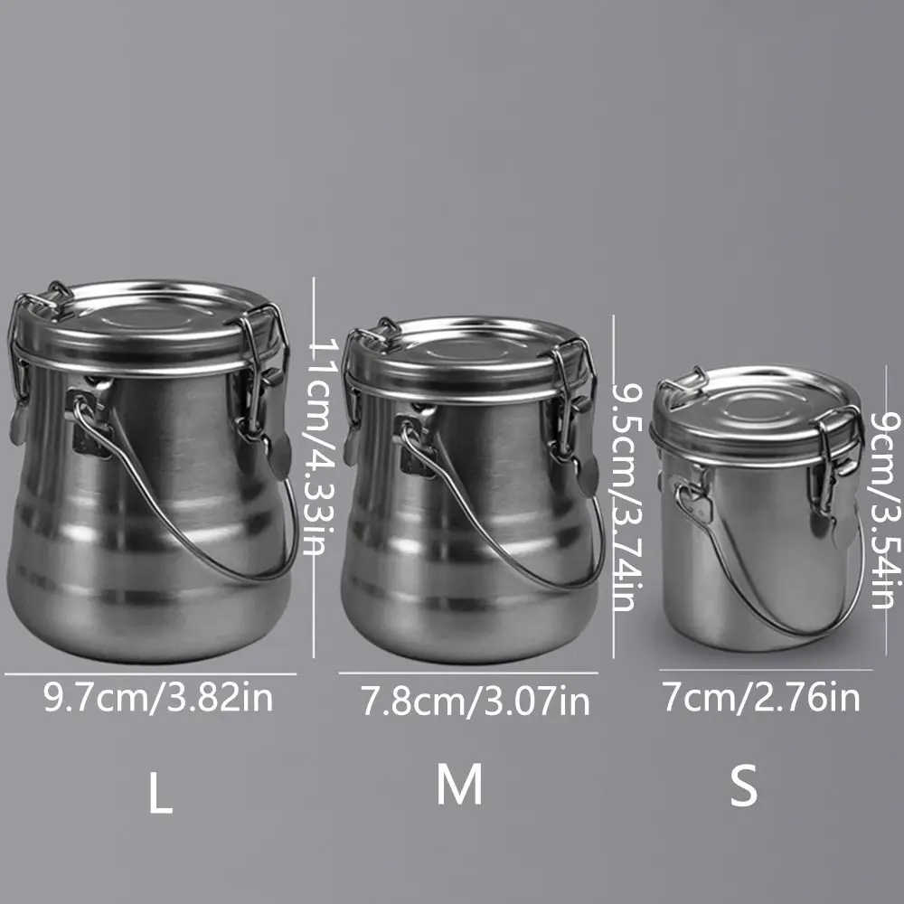 Stainless Steel Airtight Brush Washer Leak-Proof Brush Holder Wash Pen Bucket Filter Screen Handle Brush Cleaner Oil Painting