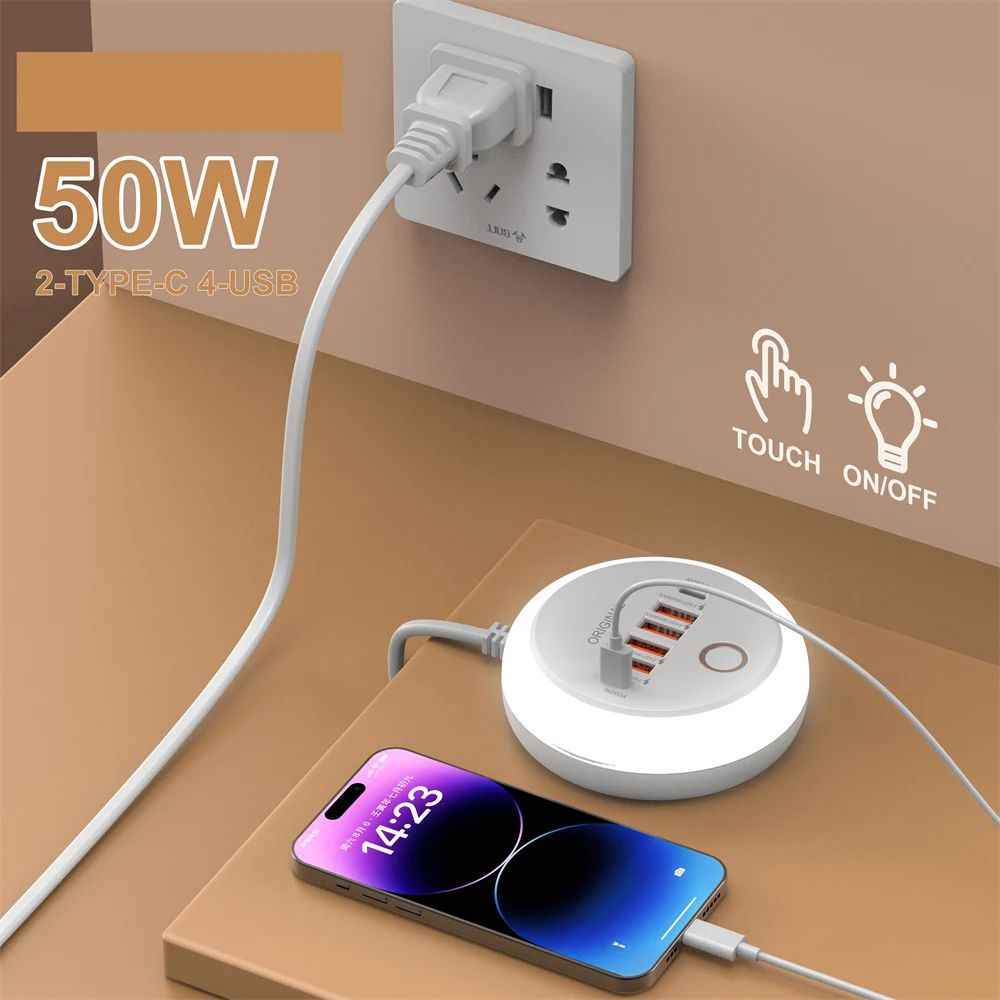 Multi Ports USB Charger Type C PD Wall Charger Fast Charging Station For Huawei iPhone Xiaomi Mobile Phone Adapter EU US UK Plug - view 3