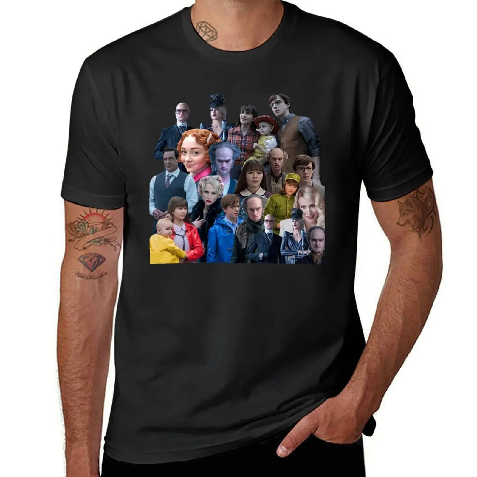 A series of Unfortunate events Mash Up, Packs, Collections, Sets, Montage, Bundle, Collage, Mix, ASOUE season 3 T-Shirt