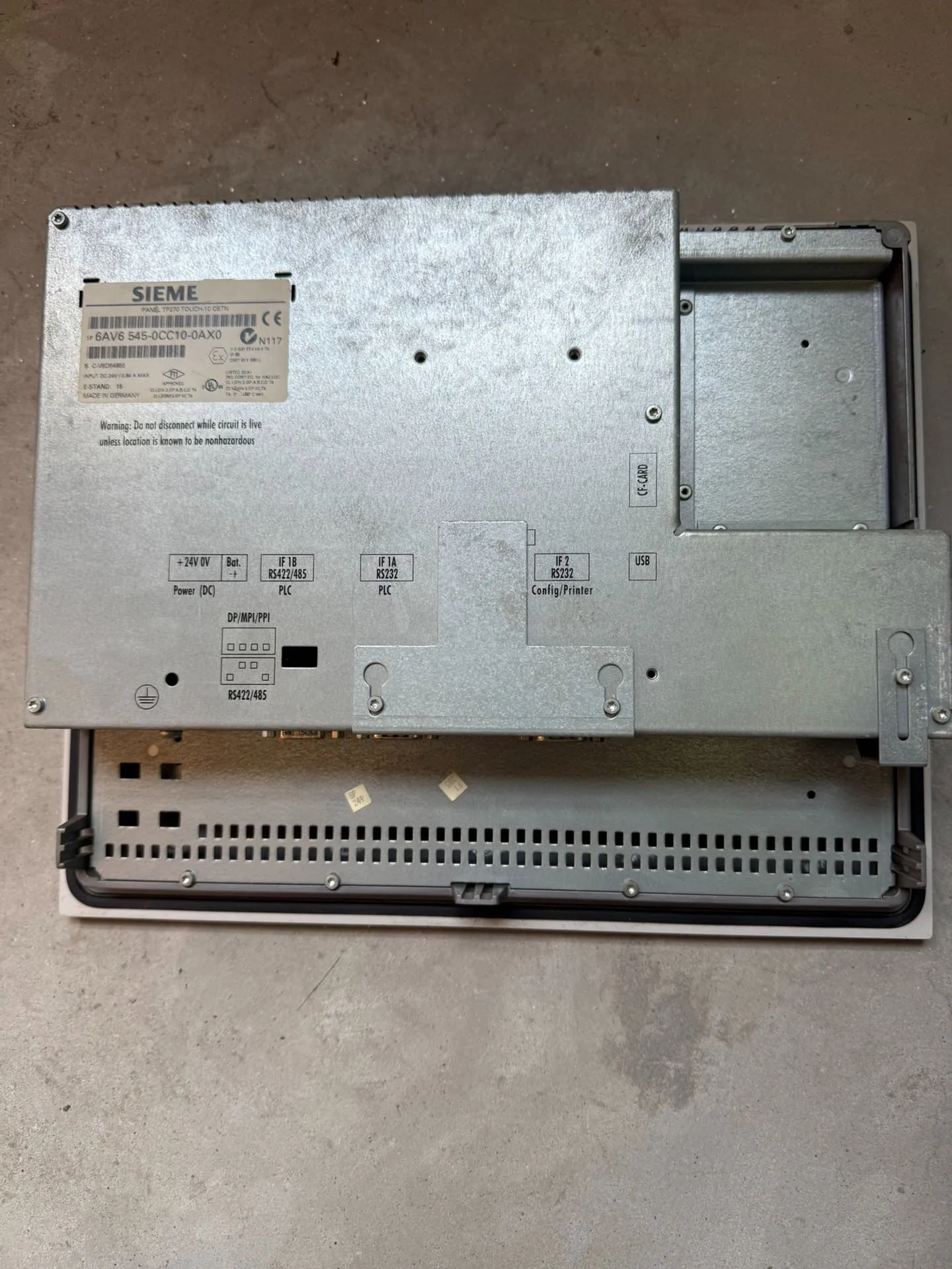 6AV6545-0CC10-0AX0 لوحة HMI لشركة سيمنز 6AV6 545-0CC10-0AX0