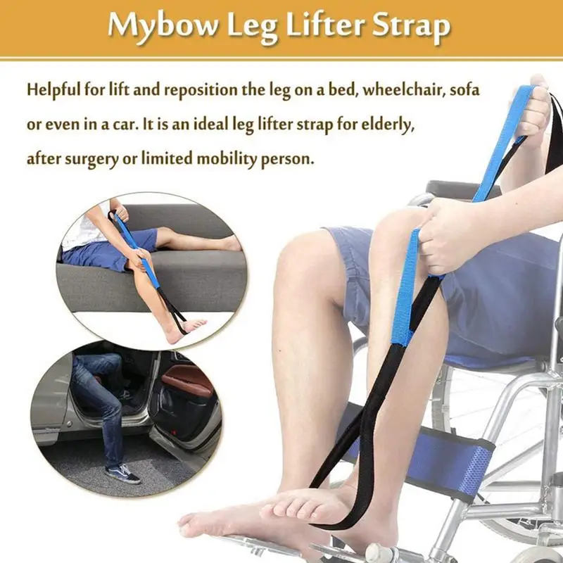 Foot Lifter Transfer Belt For Elderly And Disabled Leg Lift Strap Improve Quality Of Life With Comfortable Nylon Webbing