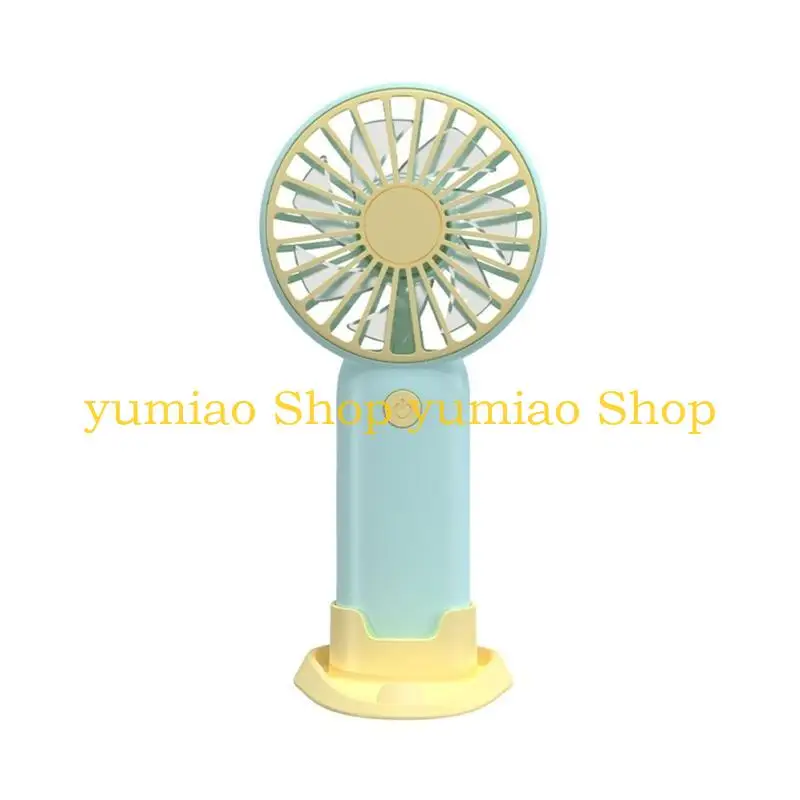 587B Miniature Desk Fan Handheld Fan 3Speed, Suitable for Any Setting Cooling Fan