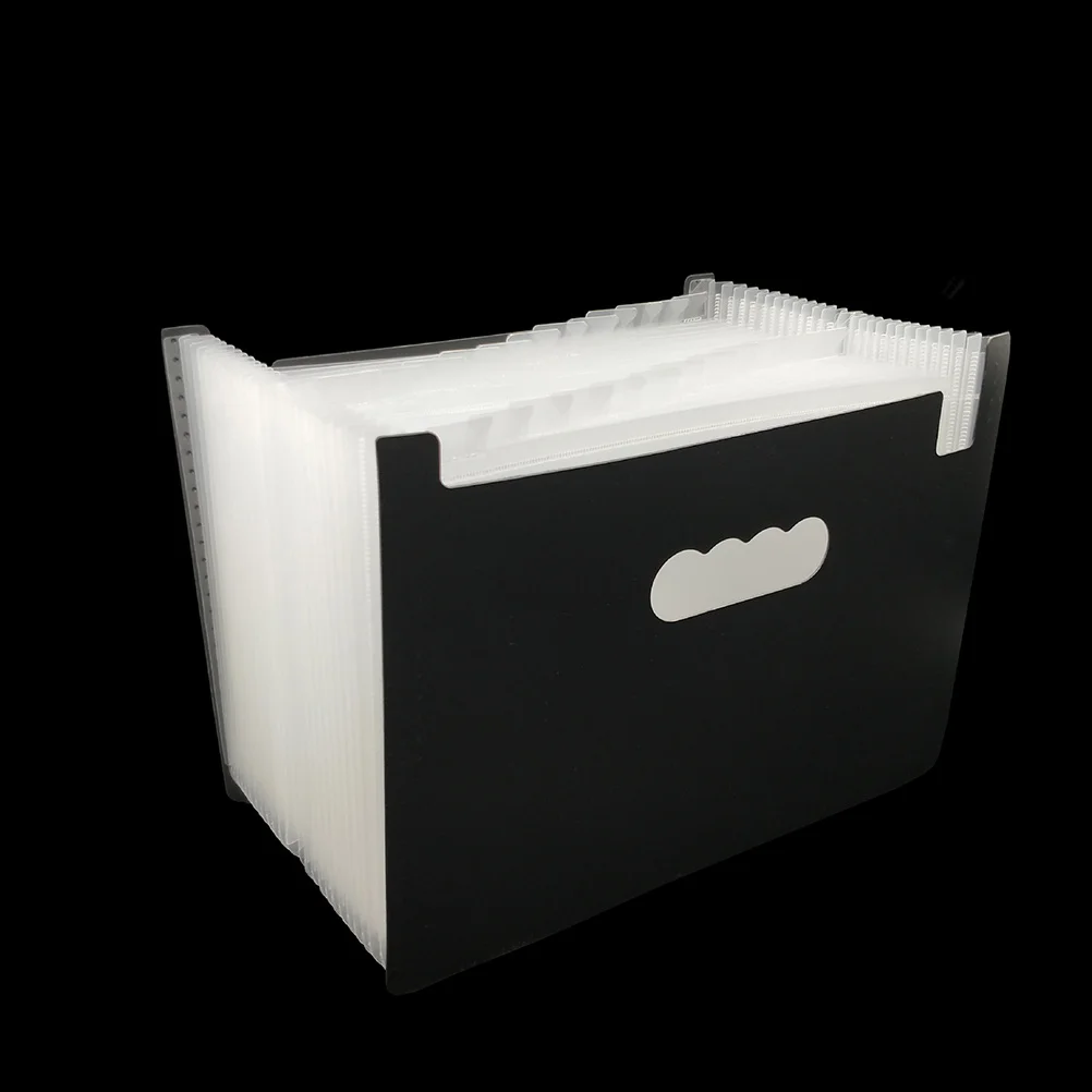 Portable Expanding File Folder A4 24 Pockets Document Holder Large Capacity Organizer Office Travel File Folder