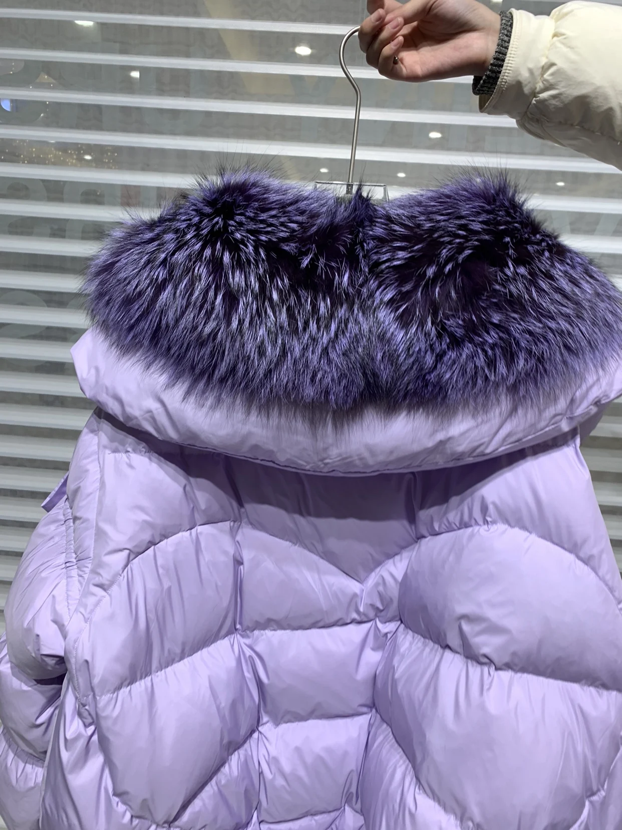 FURSHEHE Large Real Fox Fur Collar 2024 White Duck Down Jacket Women Winter Luxury Puffer Coat Oversize Feather Outerwear