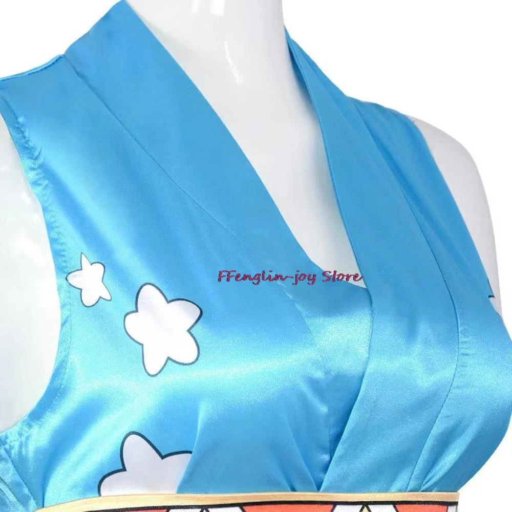 Anime Wano Country Nami Cosplay Kostüme Kimono Kleid Halloween Kostüme für Frauen Vestido Rolle Spielen Anzug Kleidung