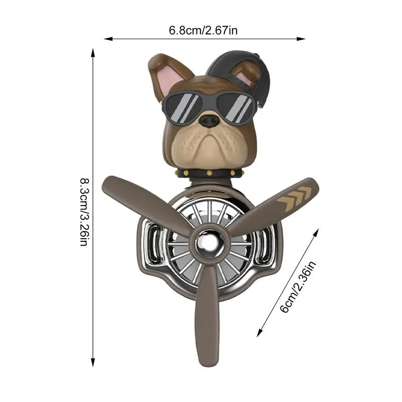 Clip de ventilación para difusor de coche, difusor de aromaterapia para perros, Clips de ventilación, fragancia bonita para coche Shar Pei, decoración de automóvil para viajes y negocios