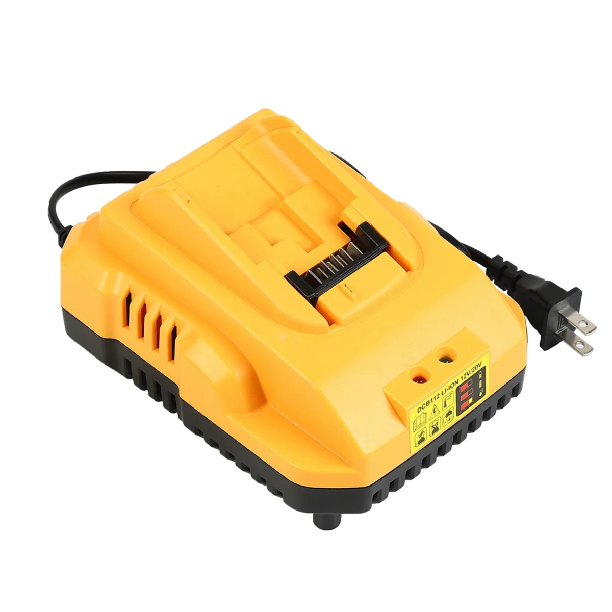 DCB112 Battery Charger for Dewalt Battery 10.8V/18V 20V Power Tools US Plug